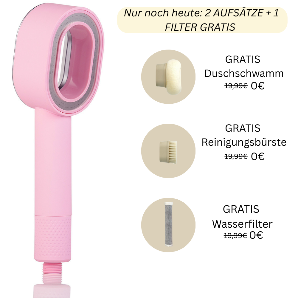 FOEHNCURL™ 3in1 Premium Filterduschkopf