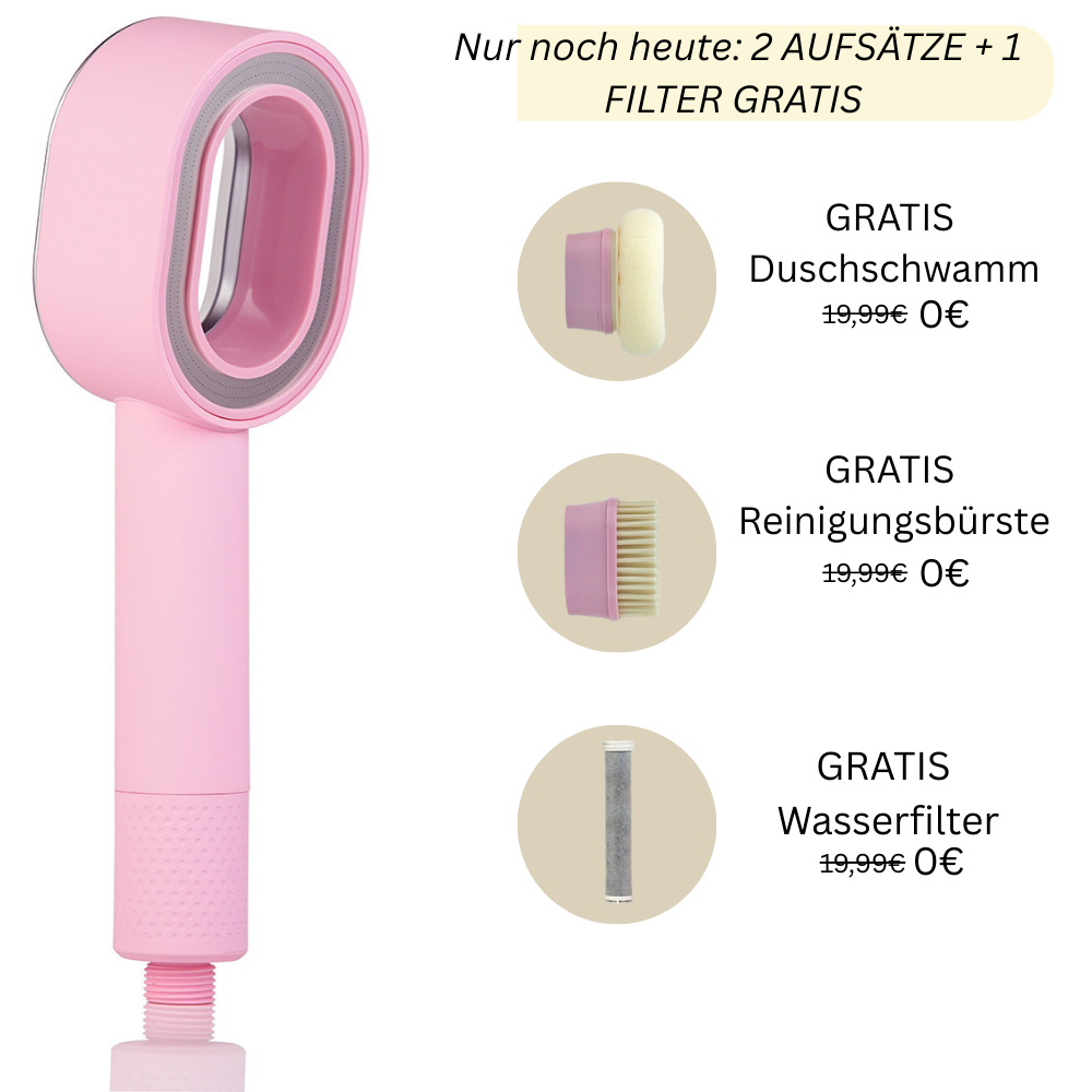 FOEHNCURL™ 3in1 Premium Filterduschkopf
