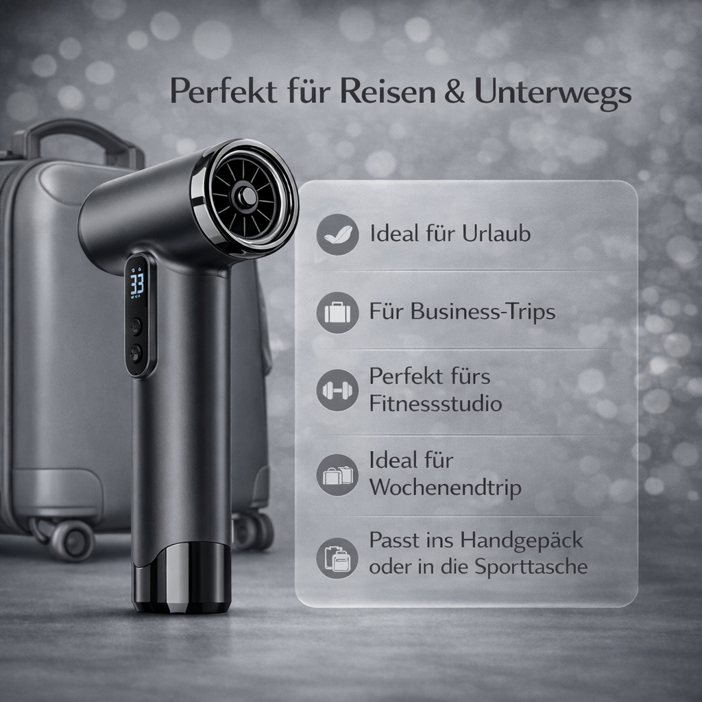 FOEHNCURL™ Premium Kabelloser Haartrockner