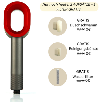 FOEHNCURL™ 3in1 Premium Filterduschkopf