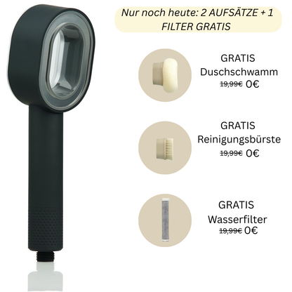 FOEHNCURL™ 3in1 Premium Filterduschkopf