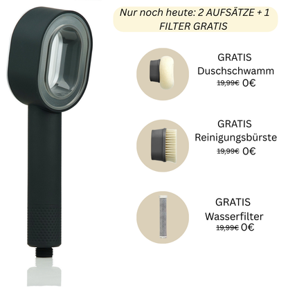FOEHNCURL™ 3in1 Premium Filterduschkopf
