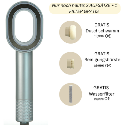 FOEHNCURL™ 3in1 Premium Filterduschkopf